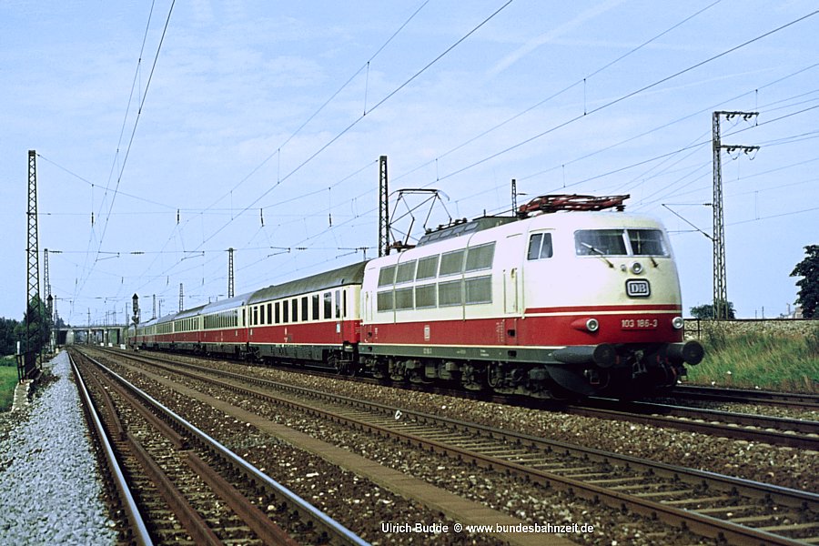 Die Bundesbahnzeit 103 Die Starlokomotive der